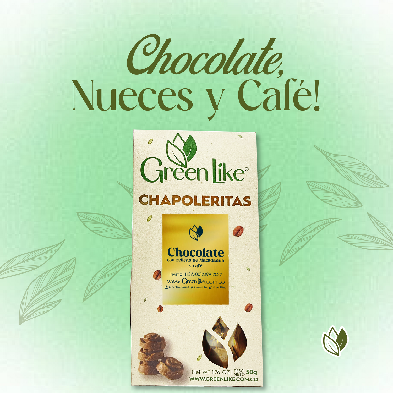 CHOCOLATE, NUECES Y CAFÉ