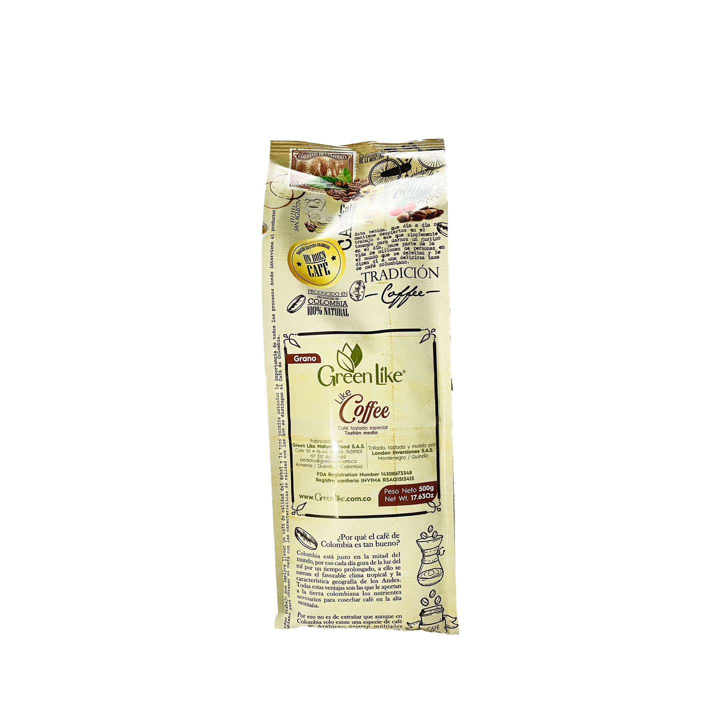 CAFÉ DE ORIGEN x 500 GR