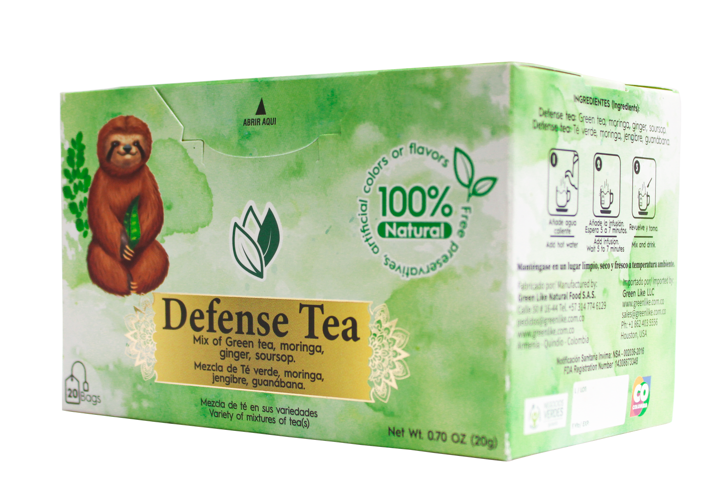 DEFENSE TEA x 20 (INFUSIONES)