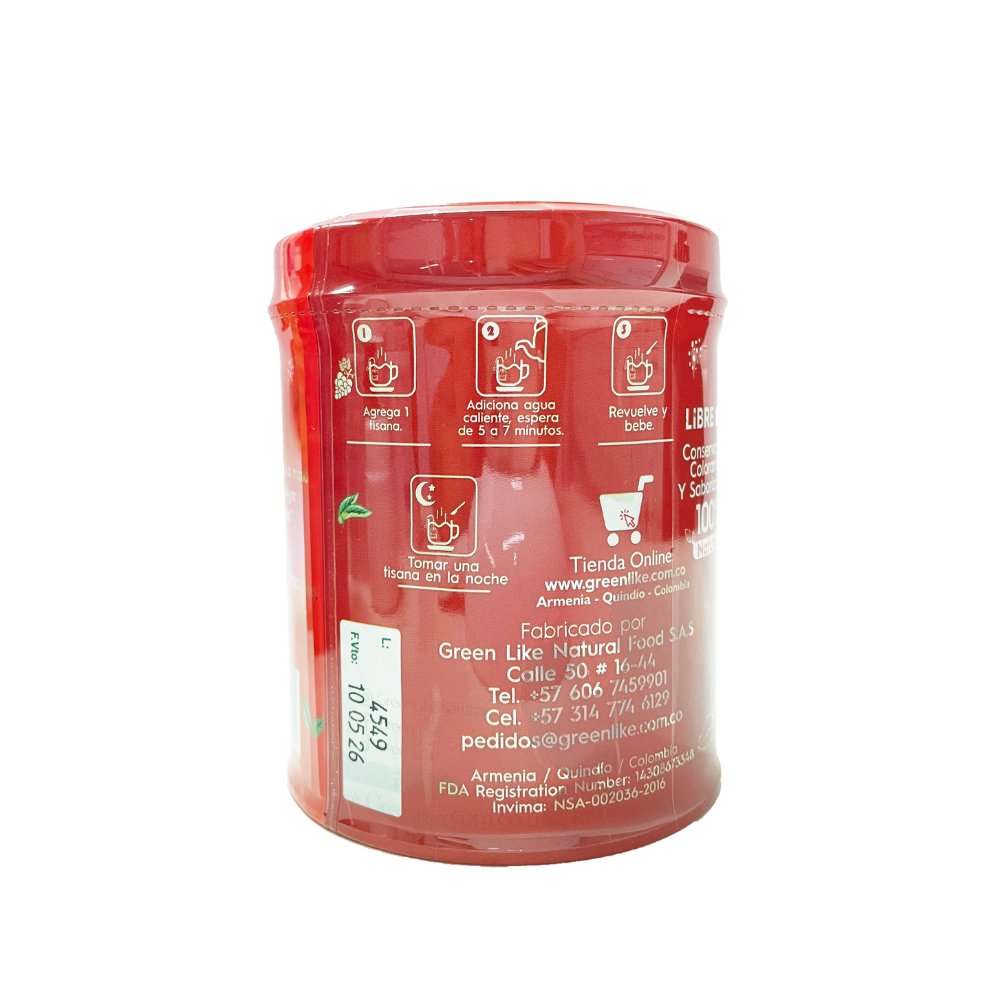 TÉ GRESLIM LATA x 30 (Infusiones)