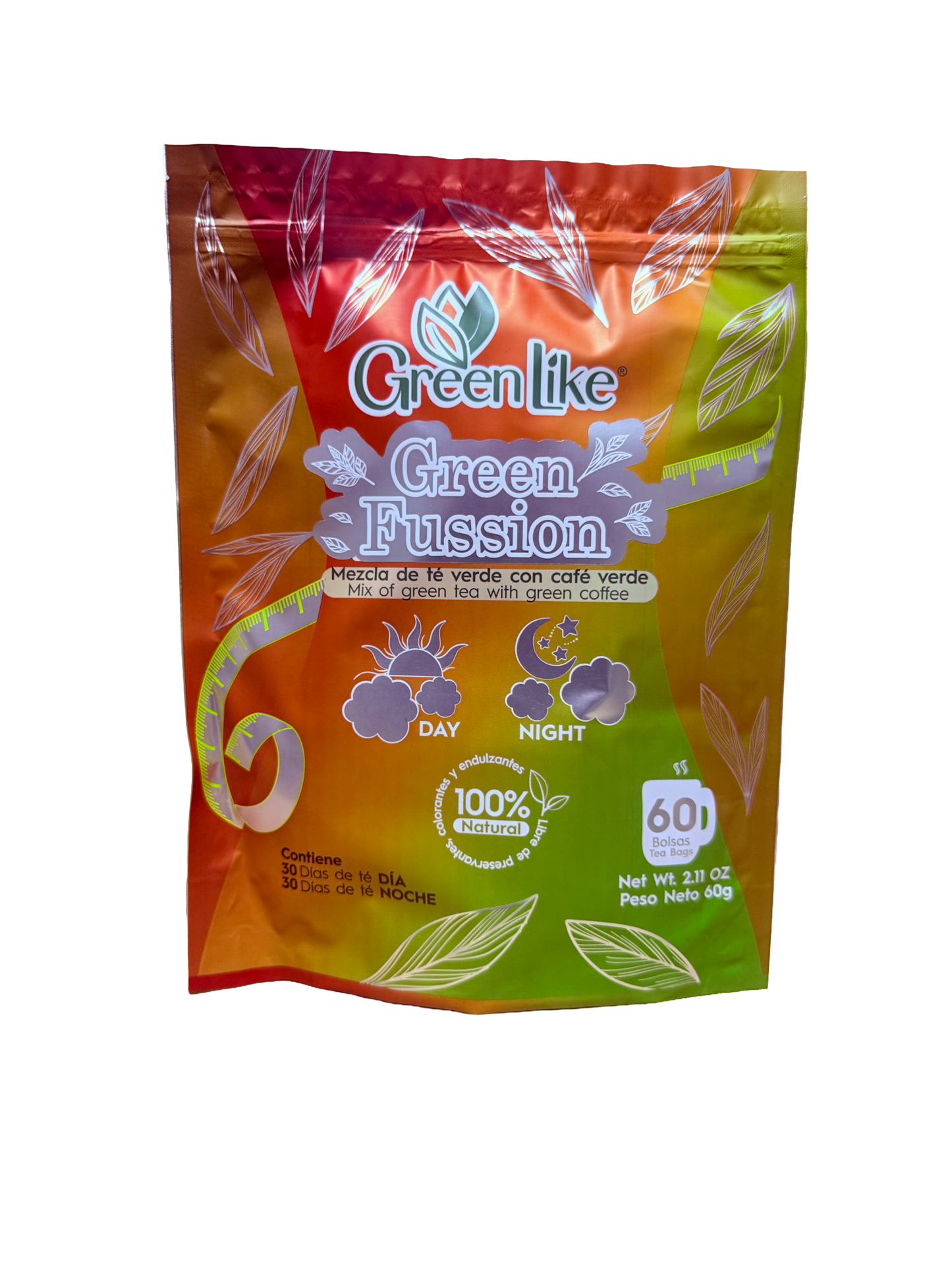 TÉ GREEN FUSSION x 60 INFUSIONES / Tu aliado para reducir tallas 🌟