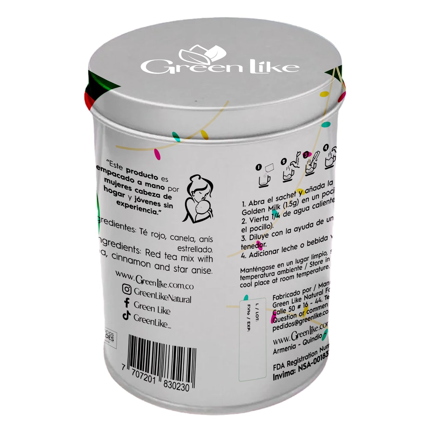 TÉ CHAI DE TEMPORADA x 30 SACHETS