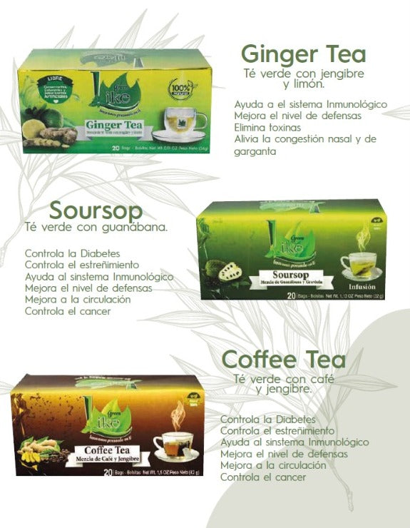 Kit de Tés x 7 referencias