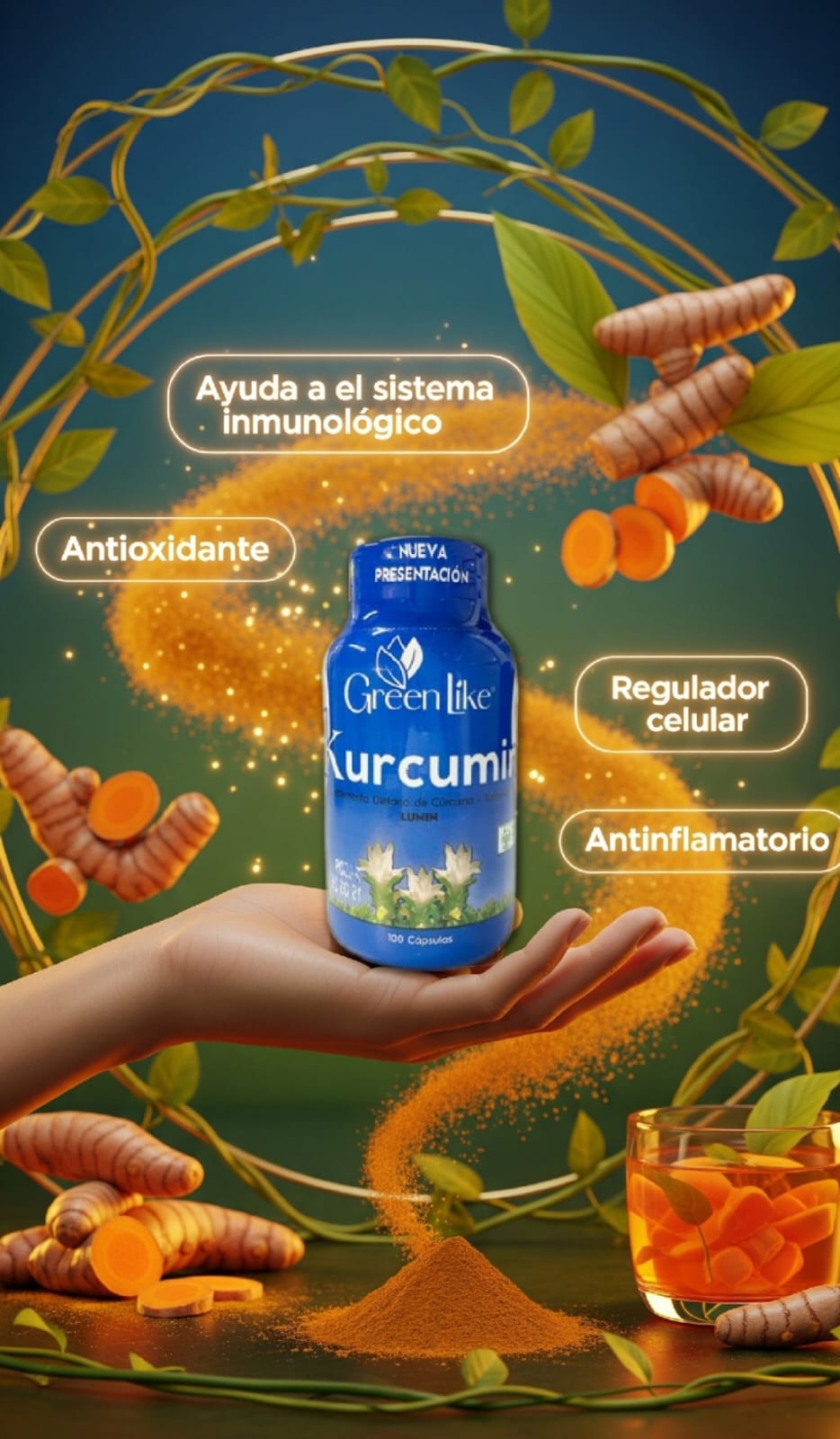 KURCUMIN x 100 CAPSULAS
