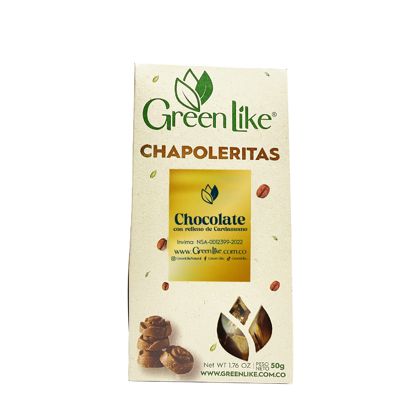 CHAPOLERITAS DE CHOCOLATE CON DIFERENTES RELLENOS x 50 G