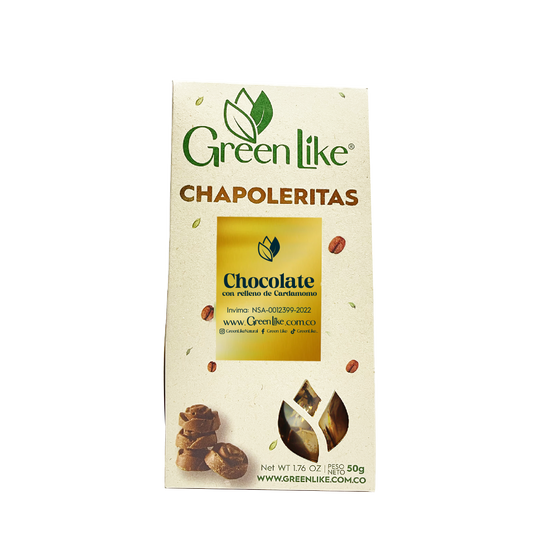 CHAPOLERITAS DE CHOCOLATE CON DIFERENTES RELLENOS x 50 G