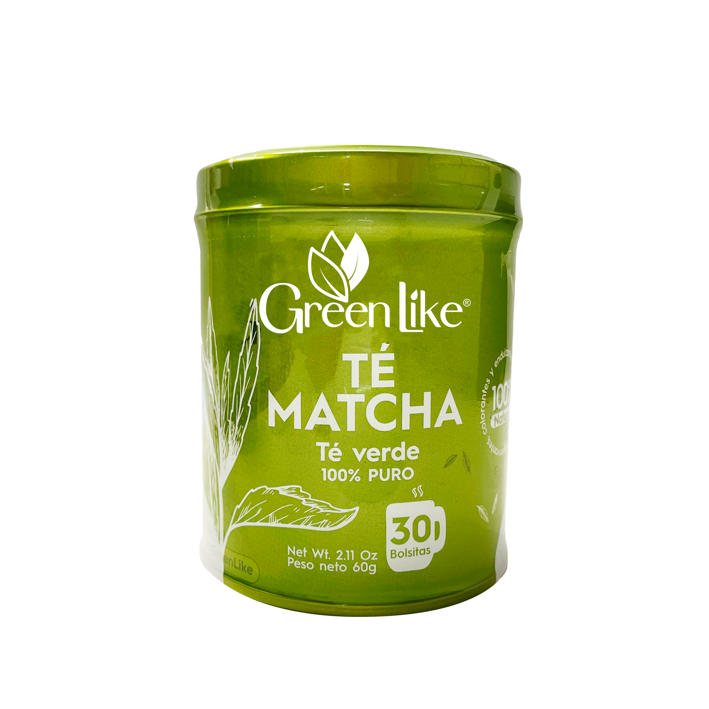 TÉ MATCHA 100% PURO LATA x 30 (sachets)