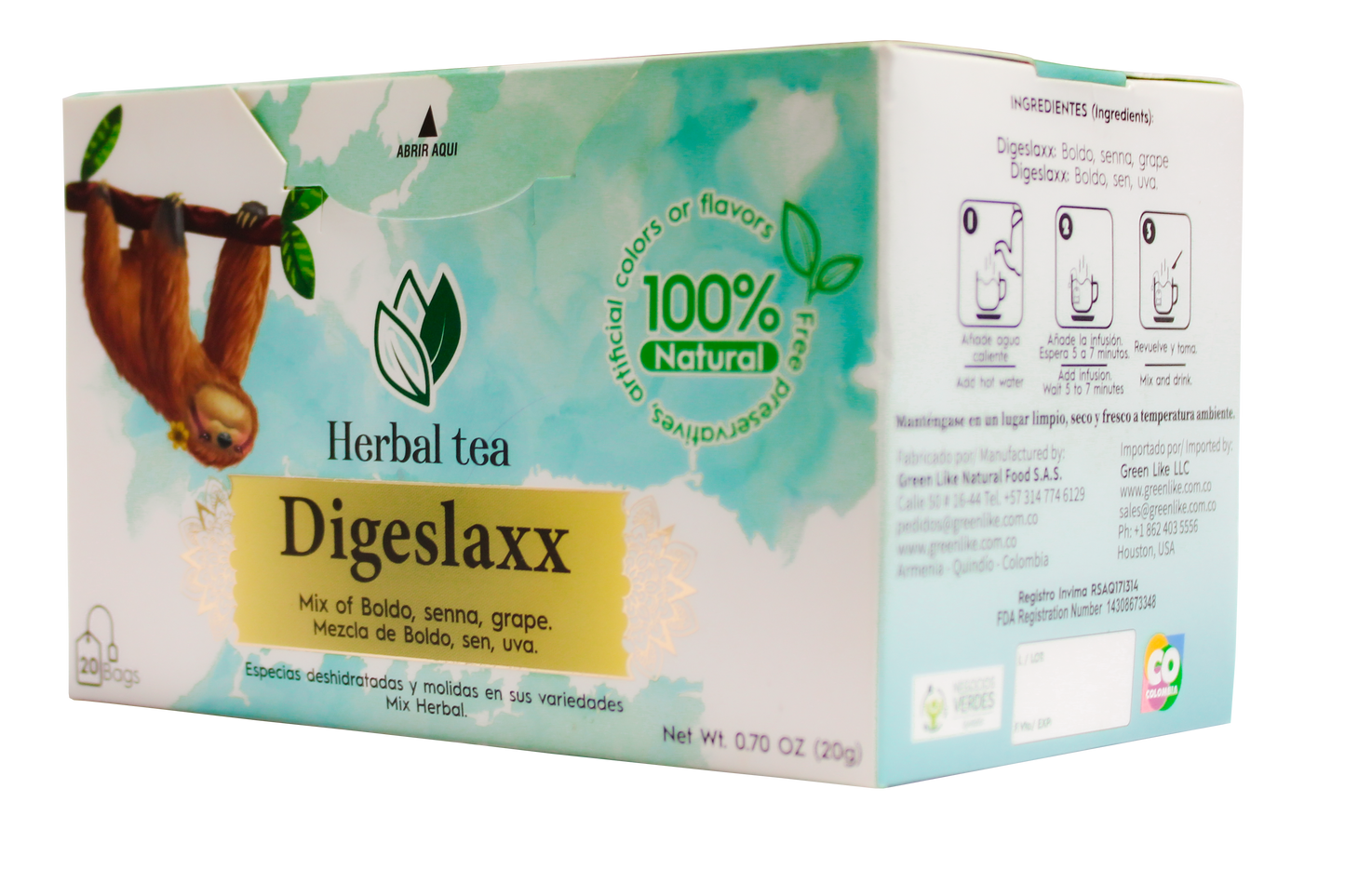 DIGESLAXX x 20 (INFUSIONES)