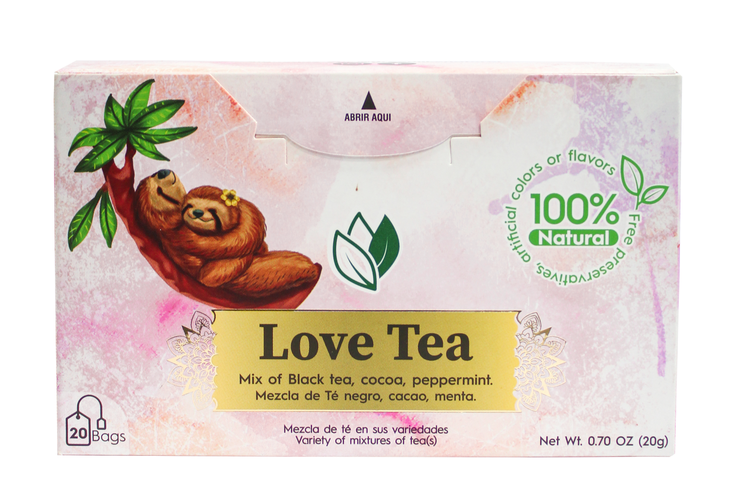 LOVE TEA x 20 (INFUSIONES)